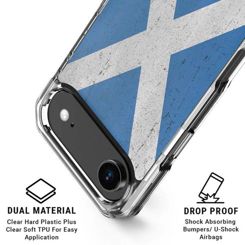 Scotland Flag Distressed iPhone 17 Air MagSafe Case